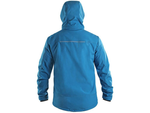 Bunda CXS STRETCH, pánska, softshell, stredne modrá