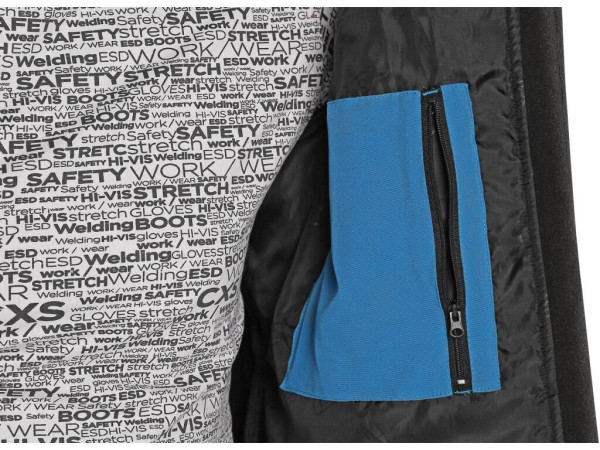 Bunda CXS STRETCH, pánska, softshell, stredne modrá, vel. L