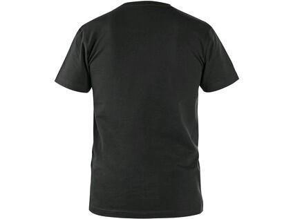 Tričko CXS NOLAN, krátky rukáv, čierne, veľ. M