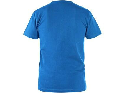 Tričko CXS NOLAN, krátky rukáv, azúrovo modrá, veľ. 2XL