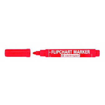 Popisovač Centropen 8550 Flipchart červená šírka 2,5mm