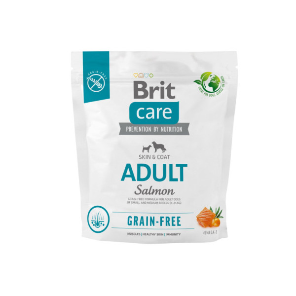 Brit Care Dog Grain-free Adult - salmon a potato, 1kg