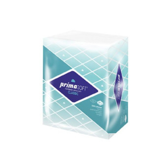 Obrúsky biele PrimaSoft 1vrstvé 33×33 balenie 100ks