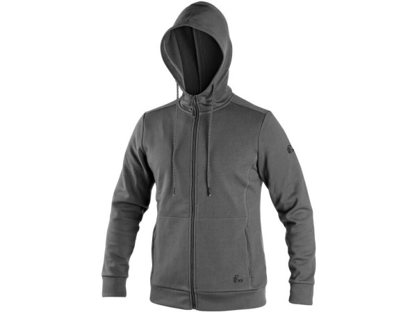 Mikina CXS HARRISON, pánska, šedo-čierna, veľ. 2XL