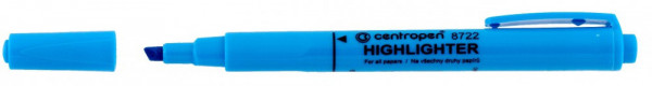 Zvýrazňovač Centropen 8722 modrá šírka 1 - 4mm