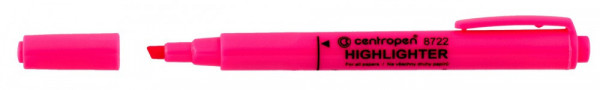 Zvýrazňovač Centropen 8722 ružová šírka 1 - 4mm