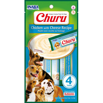 Churu dog masové pyré - kuře, sýr 56g