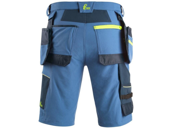 Kraťasy CXS NAOS pánske, modro-modré, HV žlté doplnky, vel. 62