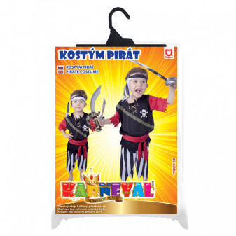 Detský kostým pirát so šatkou (S)