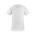 Tričko CXS WILDER, krátky rukáv, potlač CXS logo, biele, veľ. S