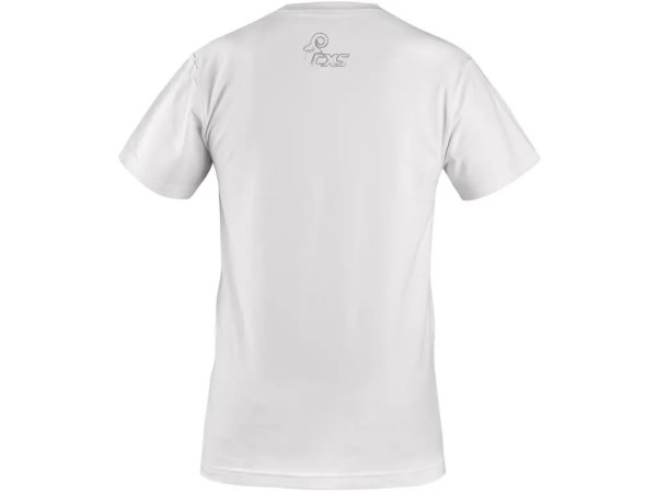 Tričko CXS WILDER, krátky rukáv, potlač CXS logo, biele, veľ. S