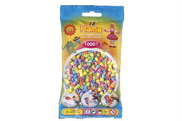 Zažehľovacie korálky Hama MIDI pastelové farby