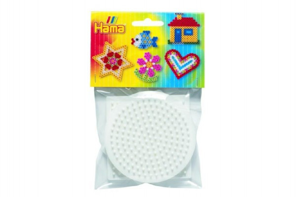 Podložka na zažehľovacie korálky Hama MIDI- koliesko, štvorec, šesťuholník plast 9x9cm