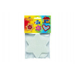 Podložka na zažehľovacie korálky Hama MIDI-hviezda, srdce plast 9x9cm