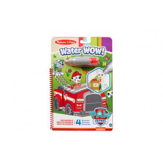 Kúzelné maľovanie vodou Tlapková patrola/Paw Patrol omaľovánky/blok 19x28cm + štetec, 4 listy