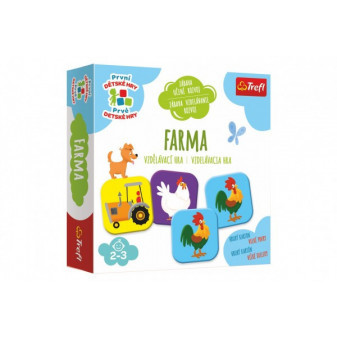 Farma vzdelávacia spoločenská hra pre najmenších v krabici 20x20x5cm 24m+