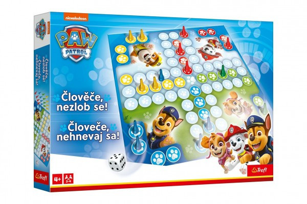 Človeče, nehnevaj sa Tlapková patrola/Paw Patrol spoločenská hra v krabici 33x23x4cm