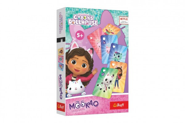 Kartová hra Mookao Gabbyin domček pre bábiky/Gabby´s Dollhouse spoločenská hra v krab. 14x21x4