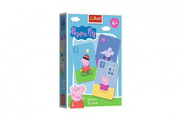 Čierny Peter Prasiatko Peppa / Peppa Pig spoločenská hra - karty v krabičke 6x9cm 20ks v boxe