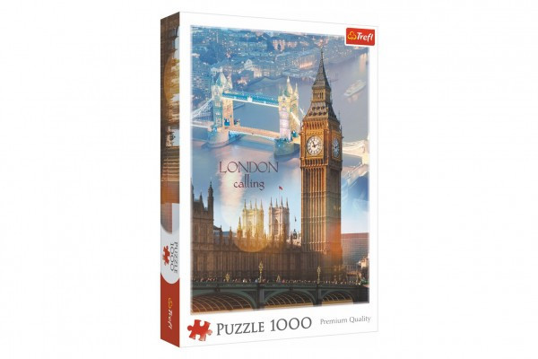 Puzzle Londýn o súmraku 1000 dielikov 48x68, 3cm v krabici 27x40x6cm