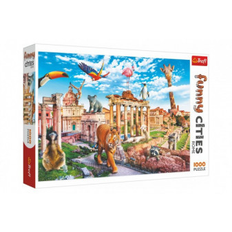 Puzzle Legrační mestá - Divoký Rím 1000 dielikov 68,3x48cm v krabici 40x27x6cm