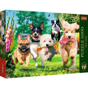 Puzzle Premium Plus - Čajový čas: Prichádzajú problémy! 1000 dielikov 68,3x48cm v krabici 40x27x6cm