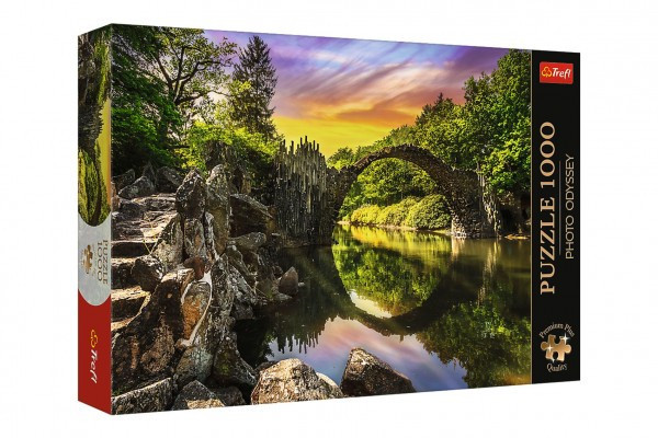 Puzzle Premium Plus - Photo Odyssey: Most v Kromlau,Nemecko 1000 dielikov 68,3x48cm v krabici 40x27