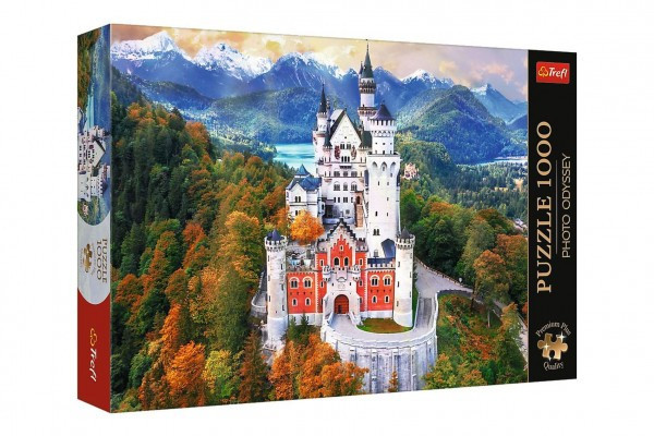 Puzzle Premium Plus - Photo Odyssey:Zámok Neuschwanstein,Nemecko 1000 dielikov 68,3x48cm v krab 40x