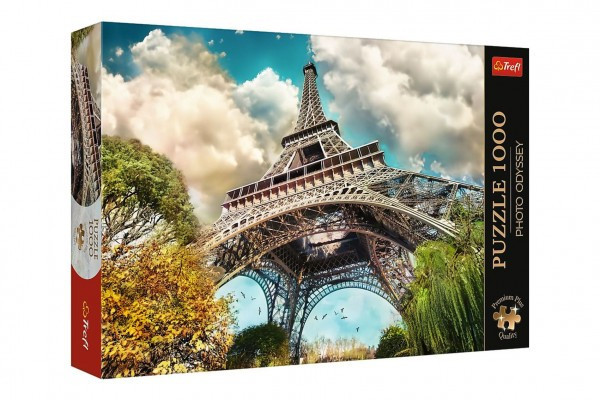 Puzzle Premium Plus - Photo Odyssey: Eiffelova veža v Paríži, Francúzsko 1000 dielikov 68,3x48cm v krab 4