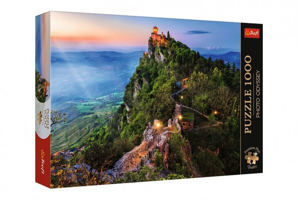 Puzzle Premium Plus - Photo Odyssey: Cesta Tower, San Maríno 1000 dielikov 68,3x48cm v krabici 40x27
