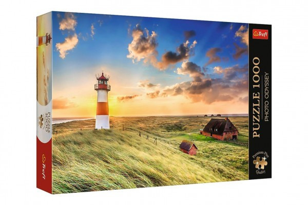 Puzzle Premium Plus - Photo Odyssey: Maják List-Ost, Nemecko 1000 dielikov 68,3x48cm v krab 40x27cm