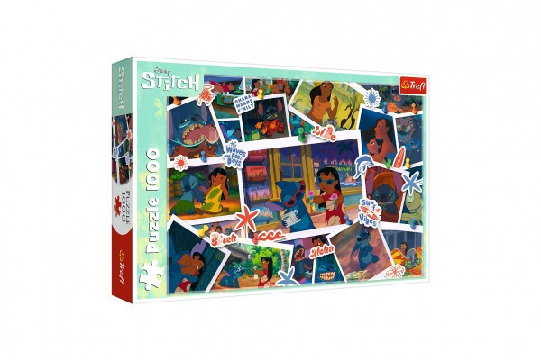 Puzzle Lilo&Stitch - Sladké spomienky 1000 dielikov 68,3x48cm v krabici 40x27x6cm