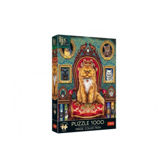 Puzzle Magic Collection: Šialené mačky 1000 dielikov 48x68, 3cm v krabici 27x40x6cm