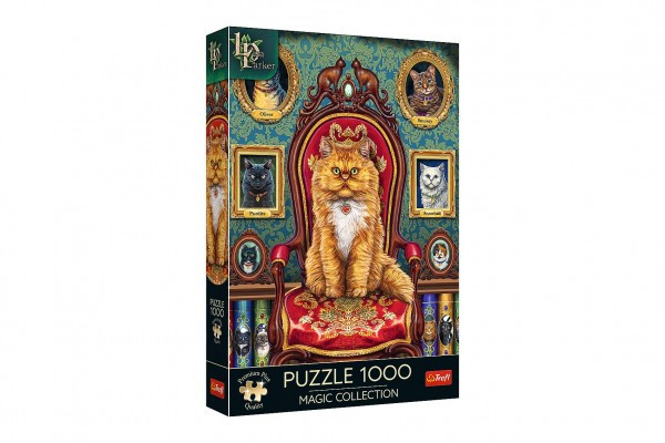 Puzzle Magic Collection: Šialené mačky 1000 dielikov 48x68, 3cm v krabici 27x40x6cm