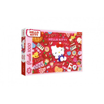 Puzzle Hello Kitty 1000 dielikov 68,3x48cm v krabici 40x27x6cm