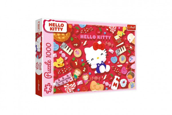 Puzzle Hello Kitty 1000 dielikov 68,3x48cm v krabici 40x27x6cm