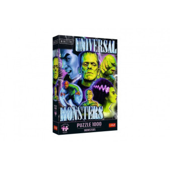 Puzzle Premium Plus: Monštrá 1000 dielikov 48x68, 3cm v krabici 27x40x6cm