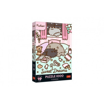 Puzzle Premium Plus: Pusheen 1000 dielikov 48x68, 3cm v krabici 27x40x6cm