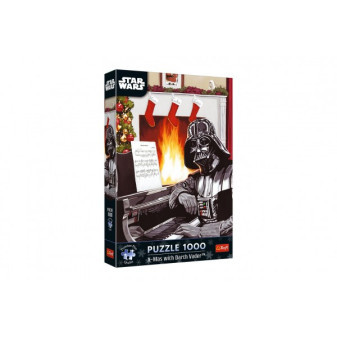 Puzzle Premium Plus: Star Wars - Vianoce s Darth Vader 1000 dielikov 48x68, 3cm v krabici 27x40x6cm