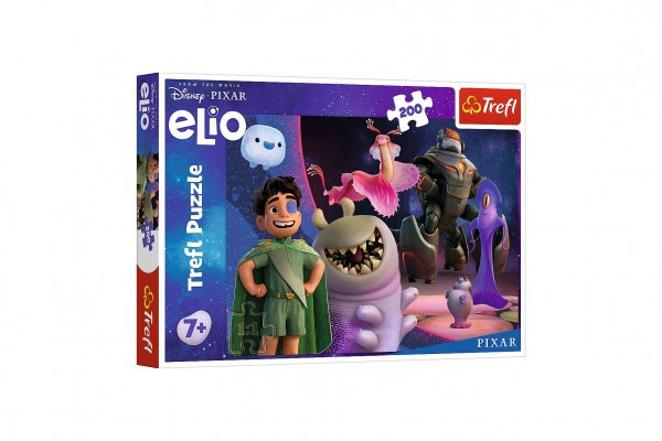 Puzzle Elio vo vzdialenej galaxii 200 dielikov 48x34cm v krabici 33x23x4cm