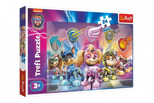 Puzzle MAXI Misia šteniat Tlapková patrola/Paw patrol 24 dielikov v krabici 40x27x6cm