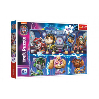 Puzzle Psí priatelia Tlapková patrola / Paw Patrol 41x27, 5cm 160 dielikov v krabici 29x19x4cm