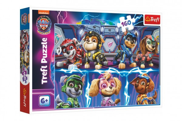 Puzzle Psí priatelia Tlapková patrola / Paw Patrol 41x27, 5cm 160 dielikov v krabici 29x19x4cm
