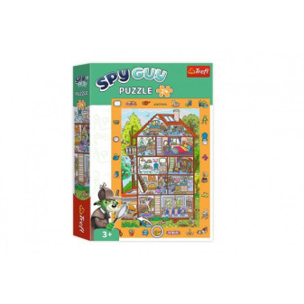 Puzzle Spy Guy - V dome 13,4 x18, 9cm 24 dielikov v krabici 23x33x6cm