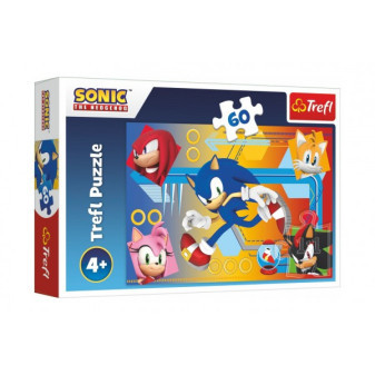 Puzzle Sonic v akcii / Sonic The Hedgehog 33x22cm 60 dielikov v krabici 21x14x4cm