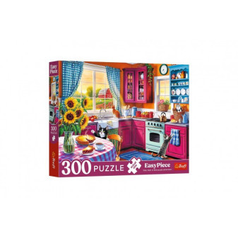 Puzzle Ráno v kuchyni 300dielikov 60x40cm v krabici 34x26x5cm