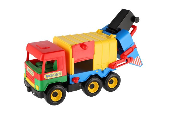 Auto middle Truck smetiar plast 41cm Wader v sáčku