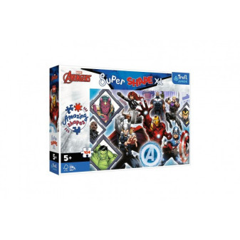 Puzzle 104 XL Super Shape Vašu obľúbenú Avengers/The Avengers 60x40cm v krabici 40x27x6cm