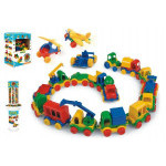 Auto Kid Cars mini plast 10cm 10 druhov Wader