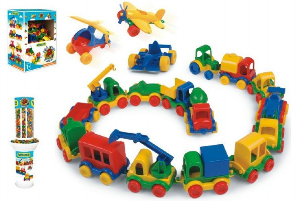 Auto Kid Cars mini plast 10cm 10 druhov Wader